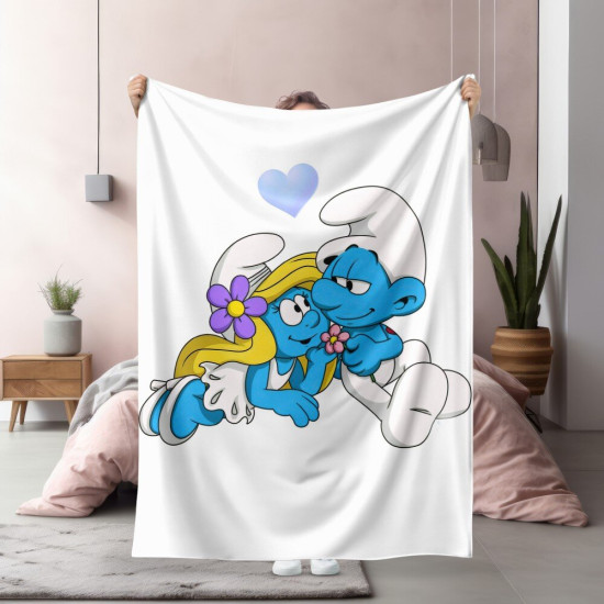 Hebká deka Šmoulové -  the Smurfs