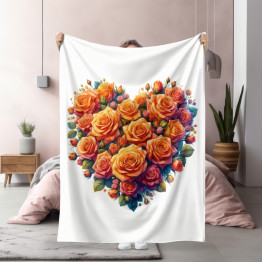 Kvalitni deka - Orange Roses