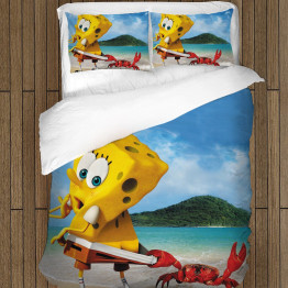 Dětské povlečení - Sponge Bob On The Beach