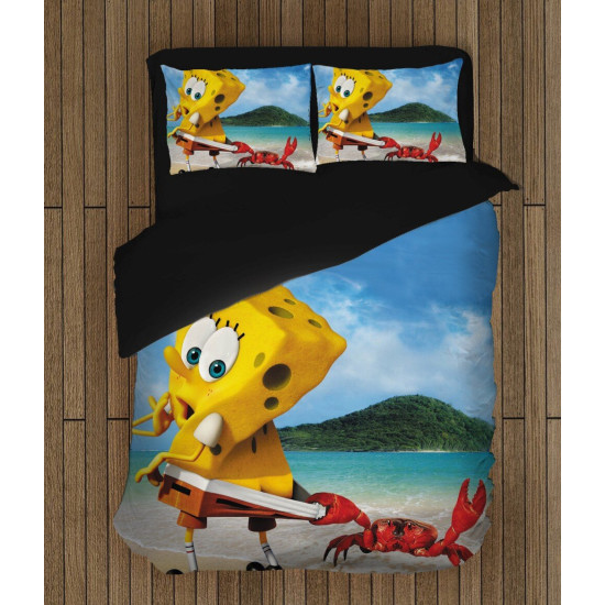 Dětské povlečení - Sponge Bob On The Beach
