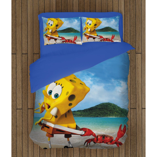 Dětské povlečení - Sponge Bob On The Beach