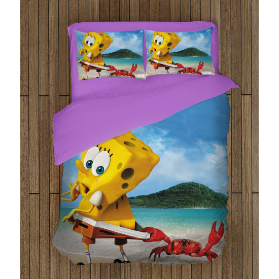 Dětské povlečení - Sponge Bob On The Beach