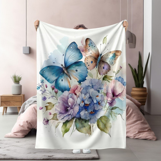 Deka na postel - Patterned butterflies