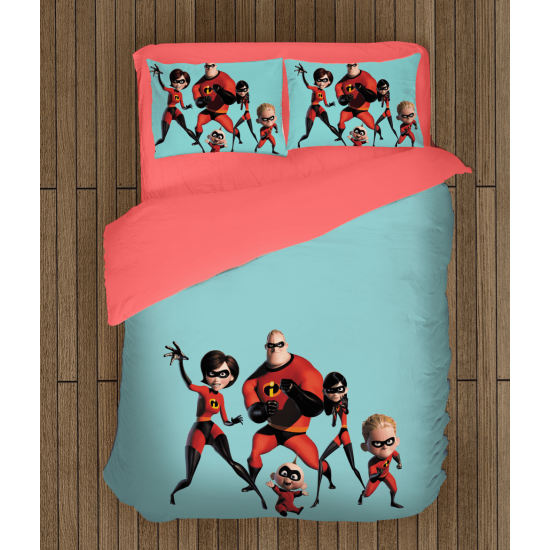 Povlečení na postel Uzasnakovi - The Incredibles Animation