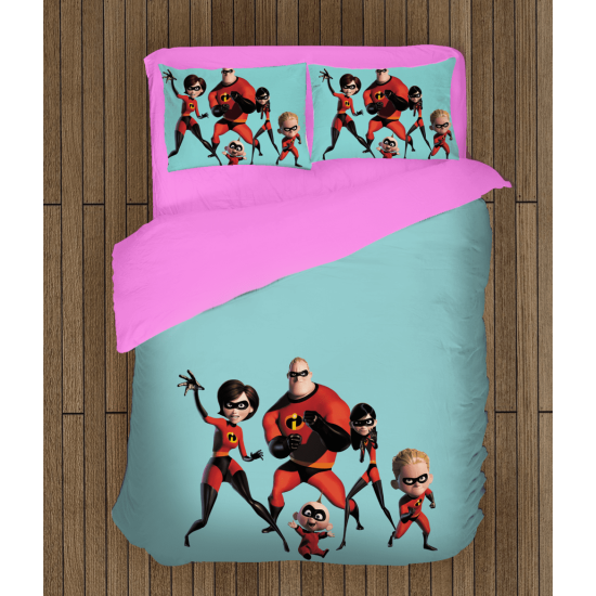 Povlečení na postel Uzasnakovi - The Incredibles Animation