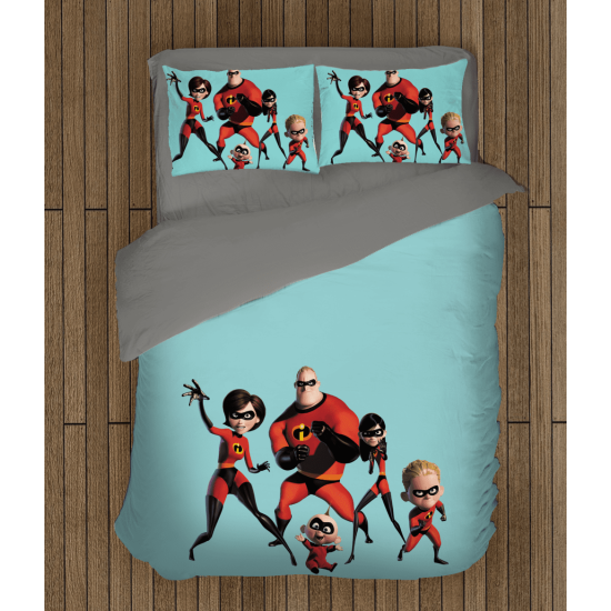Povlečení na postel Uzasnakovi - The Incredibles Animation