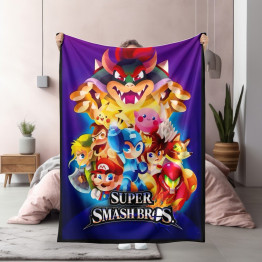 Fleecová dětská deka - Super Smash Bros