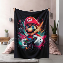 Hebká deka - Super Mario