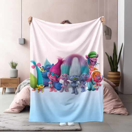 Fleecová deka Trollové - Trolls World Tour