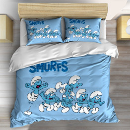 Moderní povlečení Šmoulové - The Smurfs