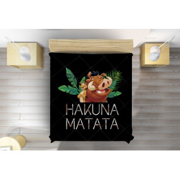 Přehoz přes postel - Hakuna Matata