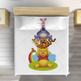 Luxusní přehoz na postel Medvídek Pú - Winnie the Pooh
