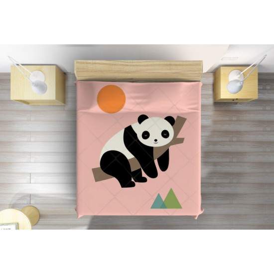 Luxusní přehoz na postel - Panda