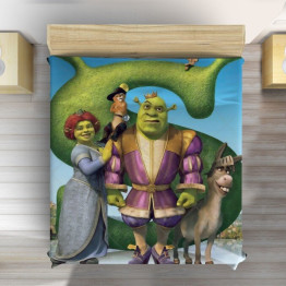 Dětský přehoz na postel - Shrek