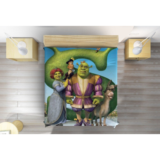 Dětský přehoz na postel - Shrek