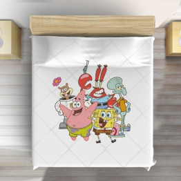 Luxusní přehoz na postel - SpongeBob