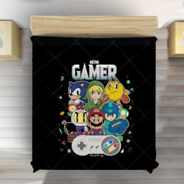 Přehoz na postel gamer - Super Smash Bros