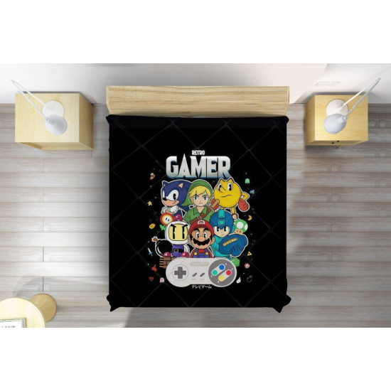 Přehoz na postel gamer - Super Smash Bros