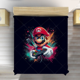 Přehoz na postel gamer - Super Mario