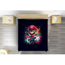 Přehoz na postel gamer - Super Mario