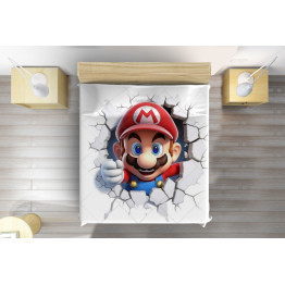 Luxusní dětský přehoz na postel - Super Mario