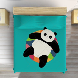 Luxusní přehoz na postel - Panda