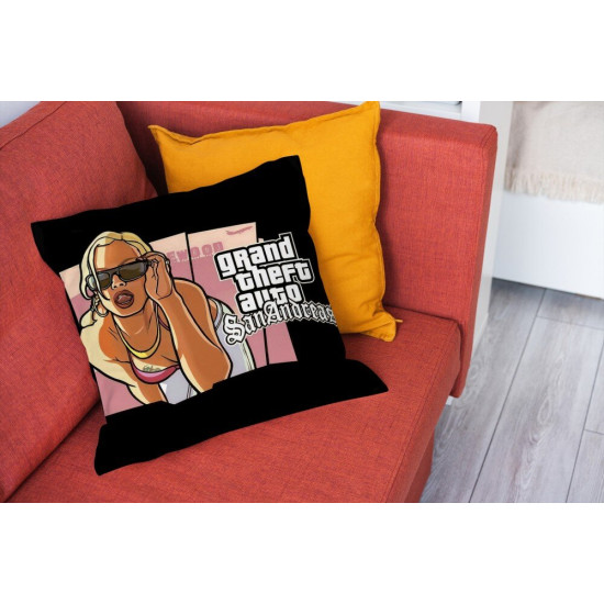 Dekorační polštář luxusní - Grand Theft Auto San Andreas