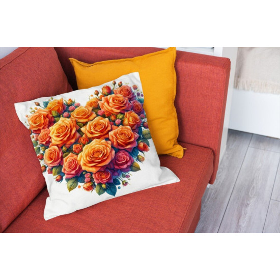 Dekorativní polštář - Orange Roses