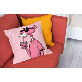 Dekorační polštář luxusní - Pink Panter