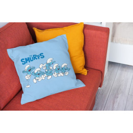 Dekorační polštář luxusní - the Smurfs