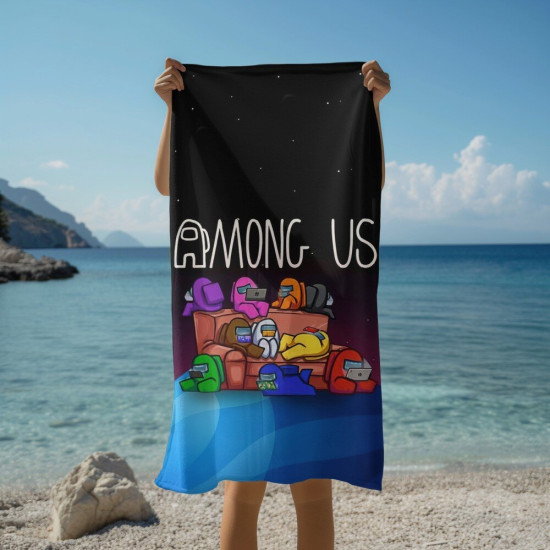 Osuška na pláž - Among Us