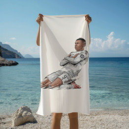 Plážový ručník - Kylian Mbappé