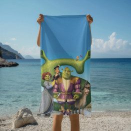 Osuška na pláž - Shrek