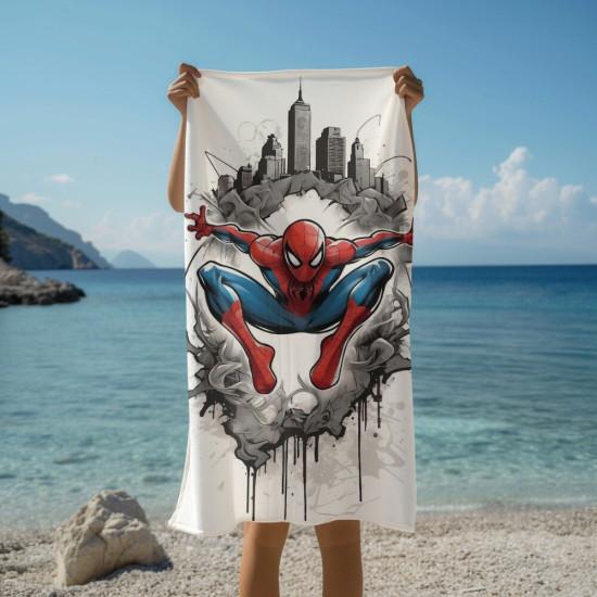 Osuška plážová - Spiderman