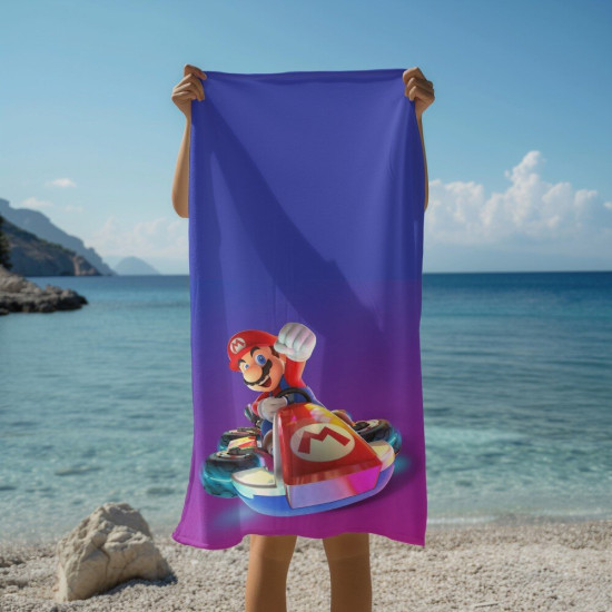 Dětská plážová osuška - Super Mario