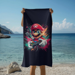 Osuška plážová - Super Mario
