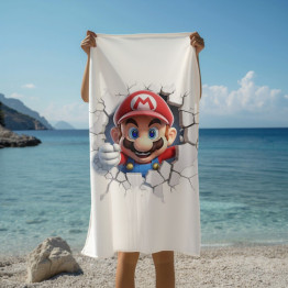 Osuška na pláž - Super Mario