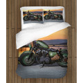 Ložní soupravy s přikrývkou - Harley-Davidson Green