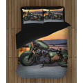 Ložní soupravy s přikrývkou - Harley-Davidson Green