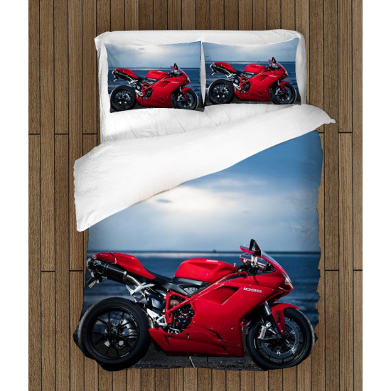 Ložní soupravy s přikrývkou - Ducati Red
