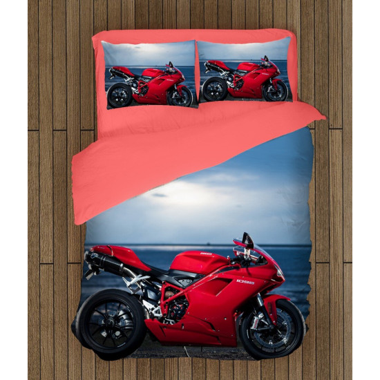 Ložní soupravy s přikrývkou - Ducati Red
