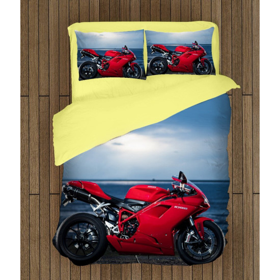 Ložní soupravy s přikrývkou - Ducati Red