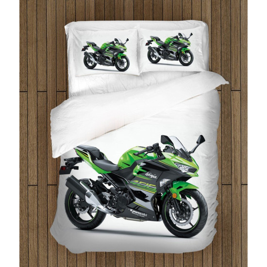 Povlečení s přikrývkou - Kawasaki Motor Green