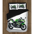 Povlečení s přikrývkou - Kawasaki Motor Green