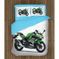 Povlečení s přikrývkou - Kawasaki Motor Green