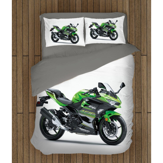 Povlečení s přikrývkou - Kawasaki Motor Green