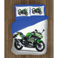 Povlečení s přikrývkou - Kawasaki Motor Green