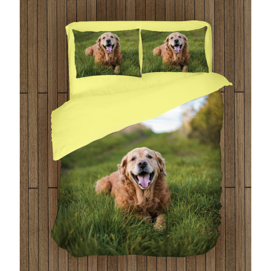 Povlečení s přikrývkou - Golden Retriever