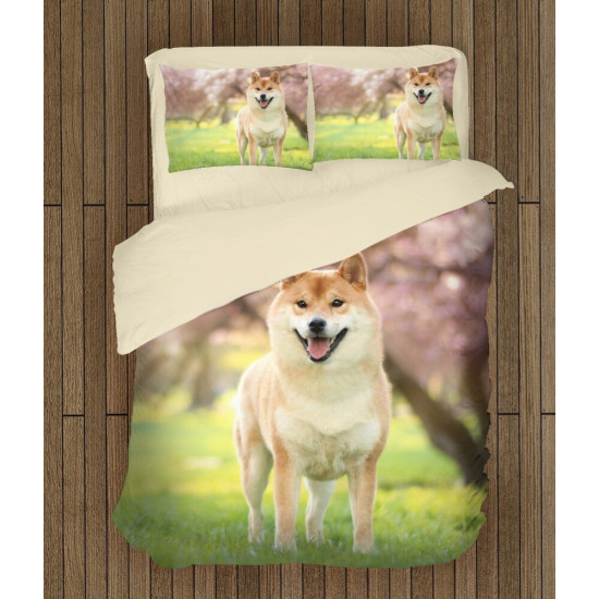 Povlečení s přikrývkou - Shiba Inu