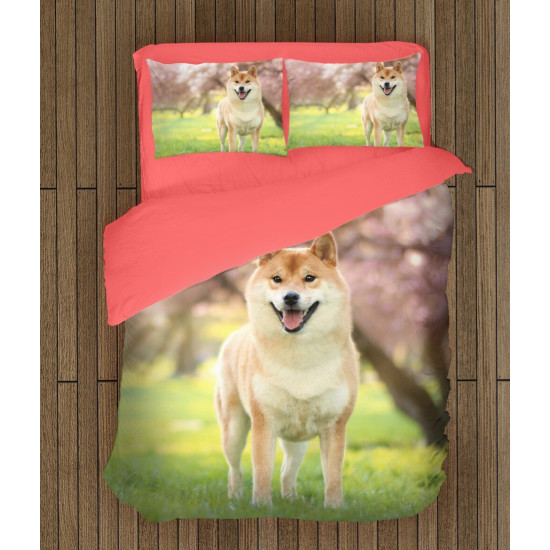 Povlečení s přikrývkou - Shiba Inu